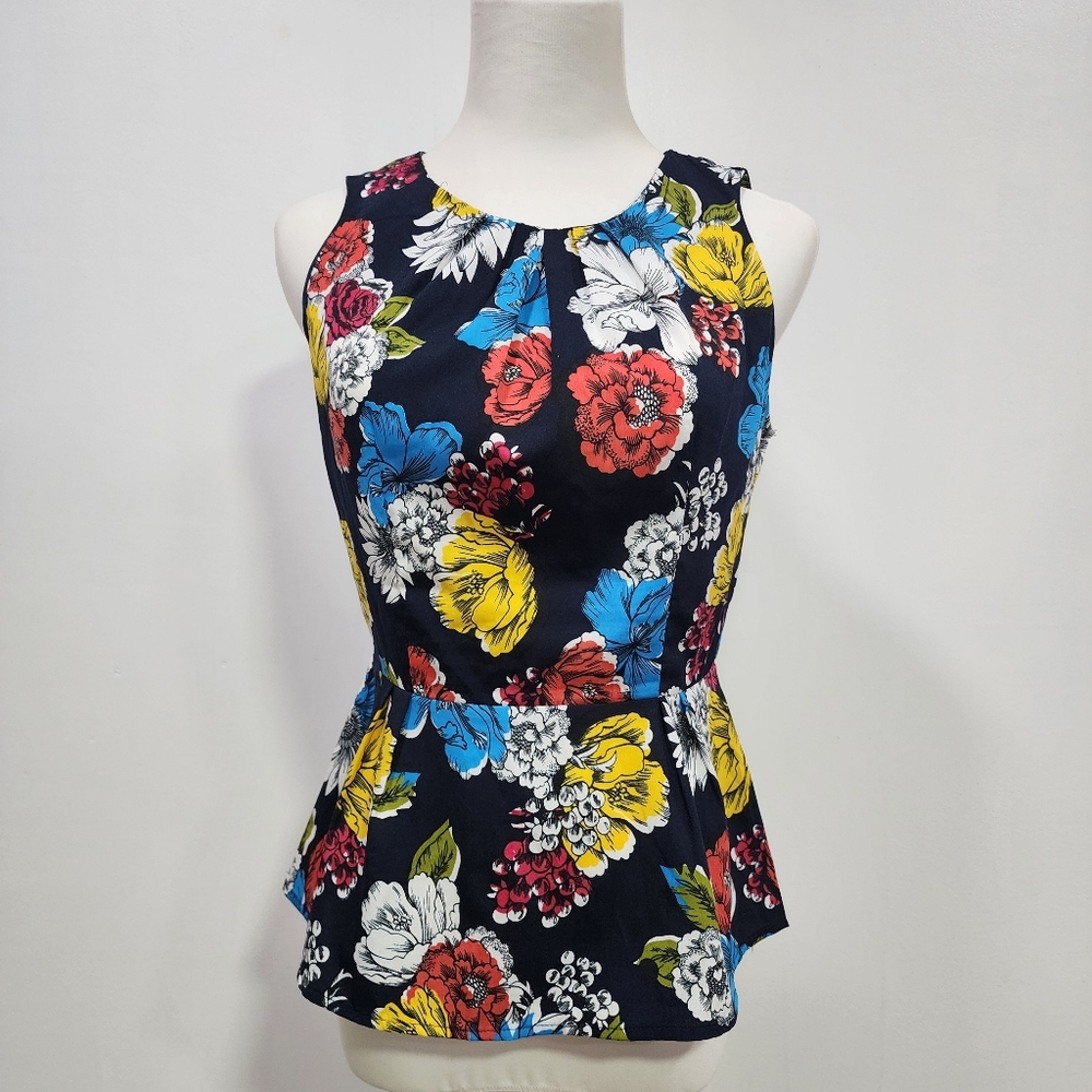 Banana Republic Floral Top Size 2